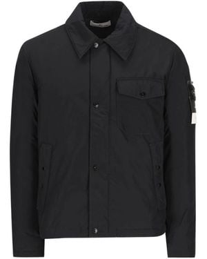 Stone Island Light Jackets - Negro
