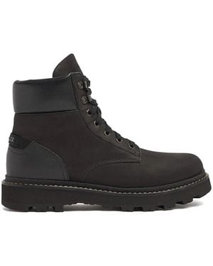 Moncler Lace-Up Boots - Black