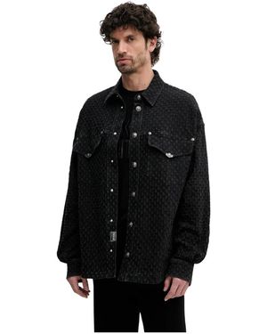 Versace Jeans Couture Denim Jackets - Nero