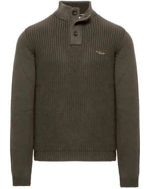 Aeronautica Militare Ma1572Ul00409 Rollkragenpullover - Grün