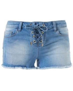 Melissa Odabash Denim Shorts - Azul