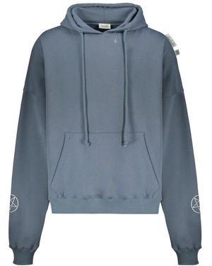 Isabella 1985 Hoodies & Sweatvesten ,Blauw ,Katoen Hooded Sweatshirt