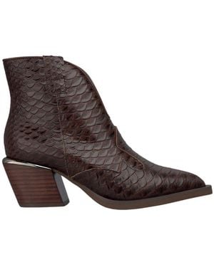Alma En Pena. Cowboy & Biker Boots - Brown