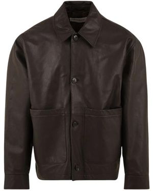 Amaranto Leather Jackets - Black