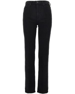 Mother Straight Jeans - Negro