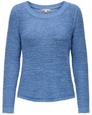 ONLY Geena Xo/S Pullover Knit - Blauw