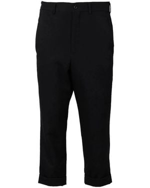Comme des Garçons Cropped Trousers - Black