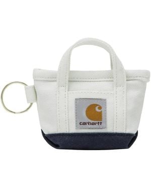 Carhartt Mini-Tragetaschen-Schlüsselanhänger - Weiß