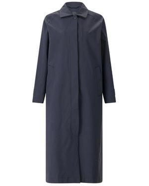Scandinavian Edition Single-Breasted Coats - Blue