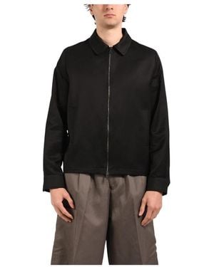 Costumein Klassische Kragen-Leichtjacke - Schwarz