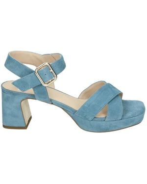 RED-RAG Blaue Wildleder Sandale Modell 78560