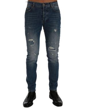Frankie Morello Slim Fit Jeans - Blue