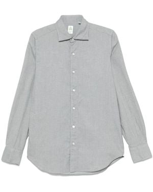 Finamore 1925 Camicia verde menta stile tokyo - Grigio