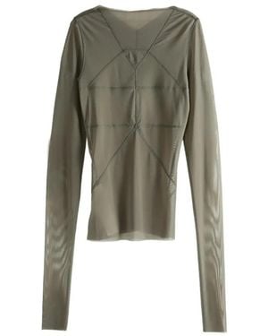 Rick Owens Long Sleeve T-Shirts - Green
