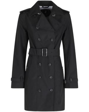 Save The Duck Trench Coats - Nero