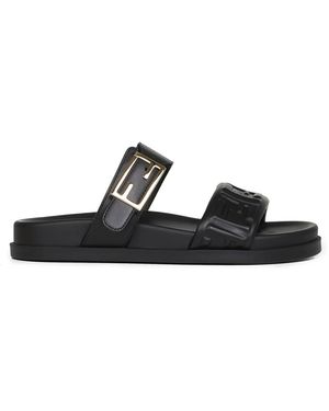Fendi Sliders - Schwarz
