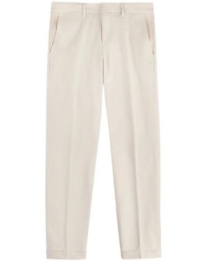 Fay Suit Trousers - Natural