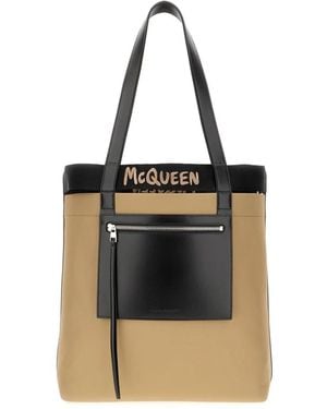 McQueen Shopping Bags - Black