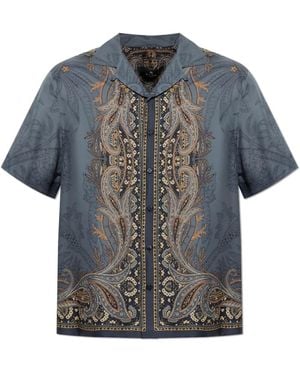 Etro Short Sleeve Shirts - Grigio