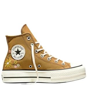 Converse Schoenen ,Bruin ,Chuck Taylor All Star Lift