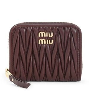 Miu Miu Wallets & Cardholders - Brown