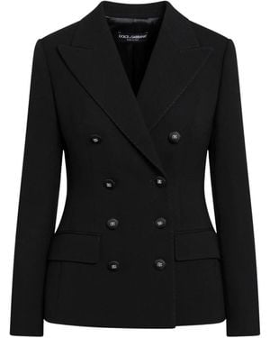 Dolce & Gabbana Jassen ,Zwart ,Giacca