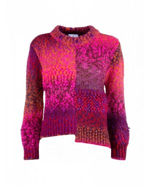 Nenette Round-Neck Knitwear - Pink