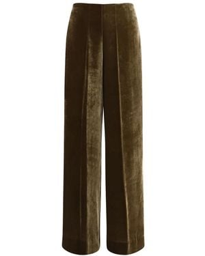P.A.R.O.S.H. Broeken ,Bruin ,Fluwelen Broek - Groen