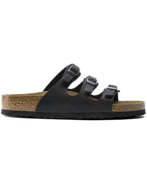 Birkenstock Sliders - Negro