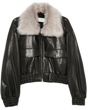 Nour Hammour Bomber Jackets - Negro
