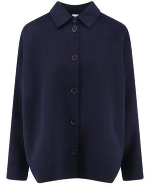 Aspesi Jassen ,Blauw ,Wol Lichte Woljas