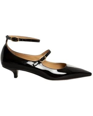 PROSPERINE® Zwarte Lakleren Gesp Hakken