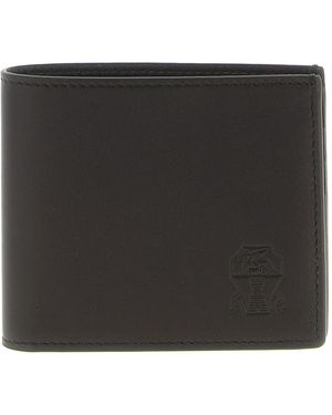 Brunello Cucinelli Calfskin Wallet - Schwarz