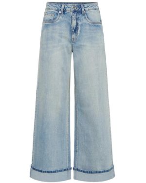 Gestuz Weite Jeans Gewaschen Blau