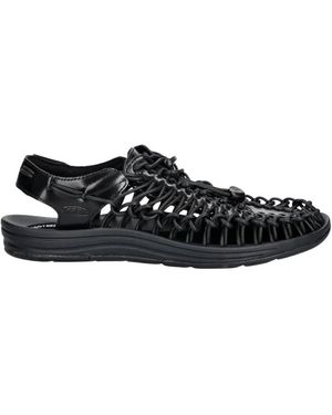 Keen Uneek Ledersandalen - Schwarz