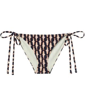 La DoubleJ Badmode ,Veelkleurig ,String Bikini Bodem - Wit
