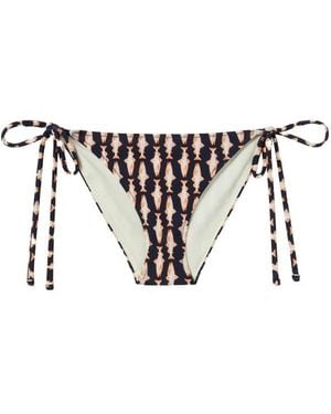 La DoubleJ Badmode ,Veelkleurig ,String Bikini Bodem - Wit