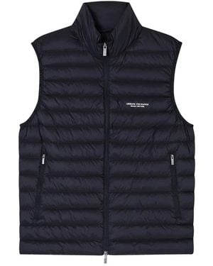 ARMANI EXCHANGE Vests - Blue