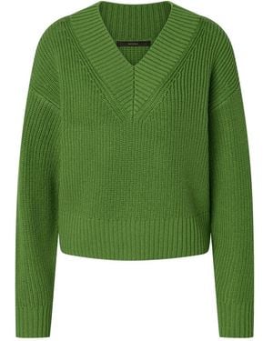 Windsor. V-Neck Knitwear - Green
