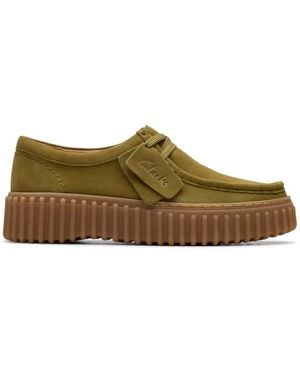 Clarks Laced Shoes - Groen