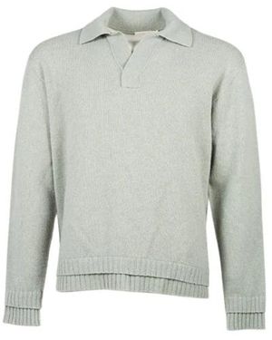 ATOMOFACTORY V-Ausschnitt Strickware - Grau