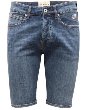 Roy Rogers Denim Shorts - Blue