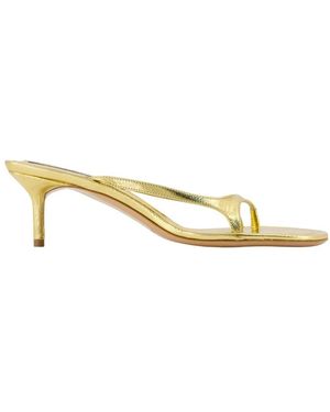 Acne Studios Kitten Heel Sandalen - Geel