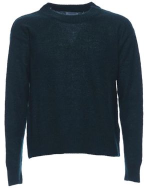 AMISH Round-Neck Knitwear - Blu