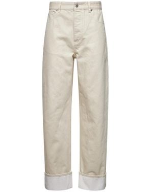 Bottega Veneta Wide Jeans - Neutro