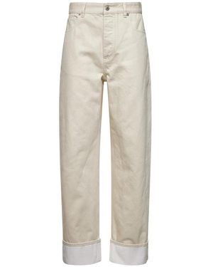 Bottega Veneta Straight Jeans - Neutro