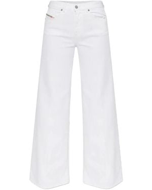 DIESEL Wide Jeans - White
