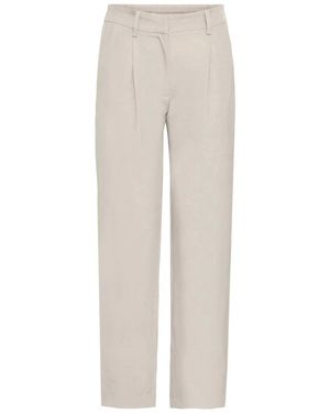 Ichi Straight Trousers - Neutro