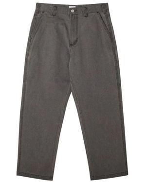 Obey Straight Trousers - Grey