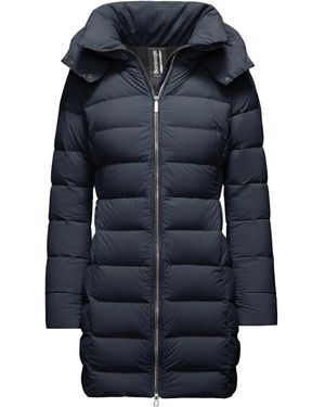 Bomboogie Piumino in nylon stretch con cappuccio staccabile - Blu